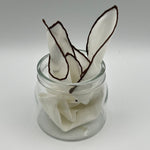 Cruciani & Bella 60%Linen 40% Cotton Hand-rolled  -  Pocket Square White and Brown Handmade in Italy 33 cm X 33 cm #7511