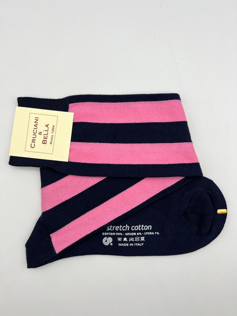 Cruciani & Bella  Striped Socks - Knee-High - One size