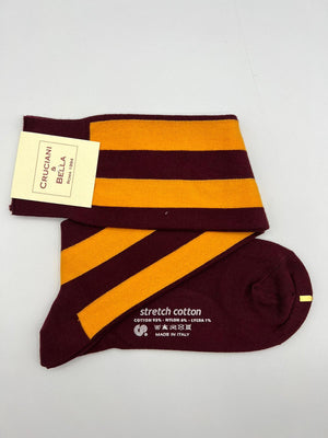 Cruciani & Bella  Striped Socks - Knee-High - One size