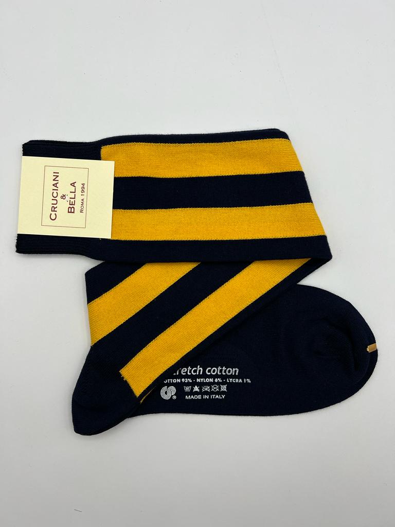 Cruciani & Bella  Striped Socks - Knee-High - One size