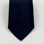 Drake's Vintage 100% Silk Tipped Blue PlainTie Handmade in England 9 cm x 147 cm #6500