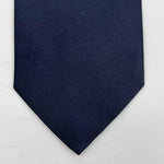 Drake's Vintage 100% Silk Tipped Blue PlainTie Handmade in England 9 cm x 147 cm #6500