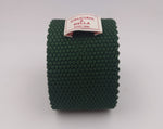 Cruciani & Bella 100% Knitted Silk Green knitted tie Plain Tie Handmade in Italy 6 cm x 145 cm #6362