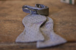 Noodles Bow Ties 100% Cotton Grey, Black polka dots Handcrafted in Italy coated metal hardware  olive green gabardine inside hand-stitched labels handmade boxes self-tie bow ties BOW SIZE  Butterfly approx. 11x6 cm Adjustment: 35 cm - 45 cm N.B :