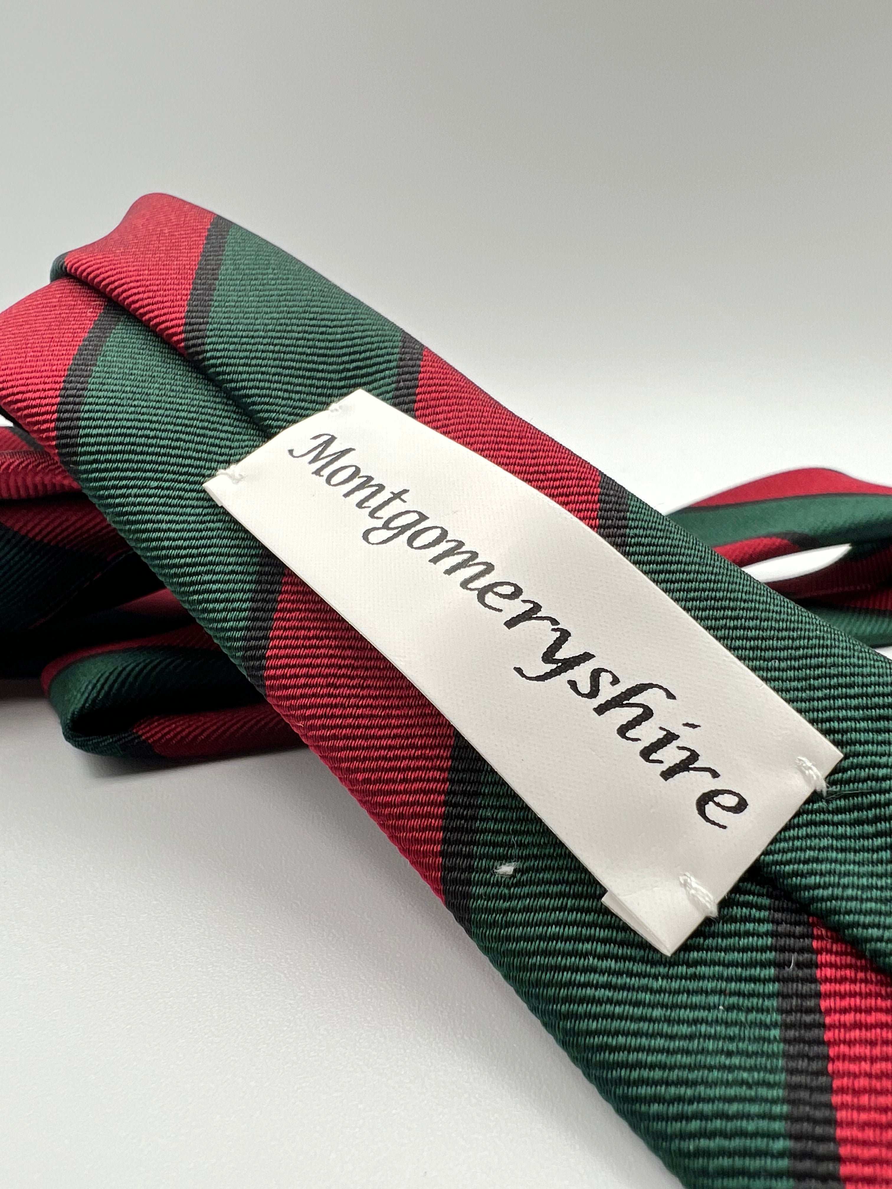 Cruciani & Bella - Woven Silk  - "Montgomeryshire Yeomanry" Unlined Regimental Tie #6137